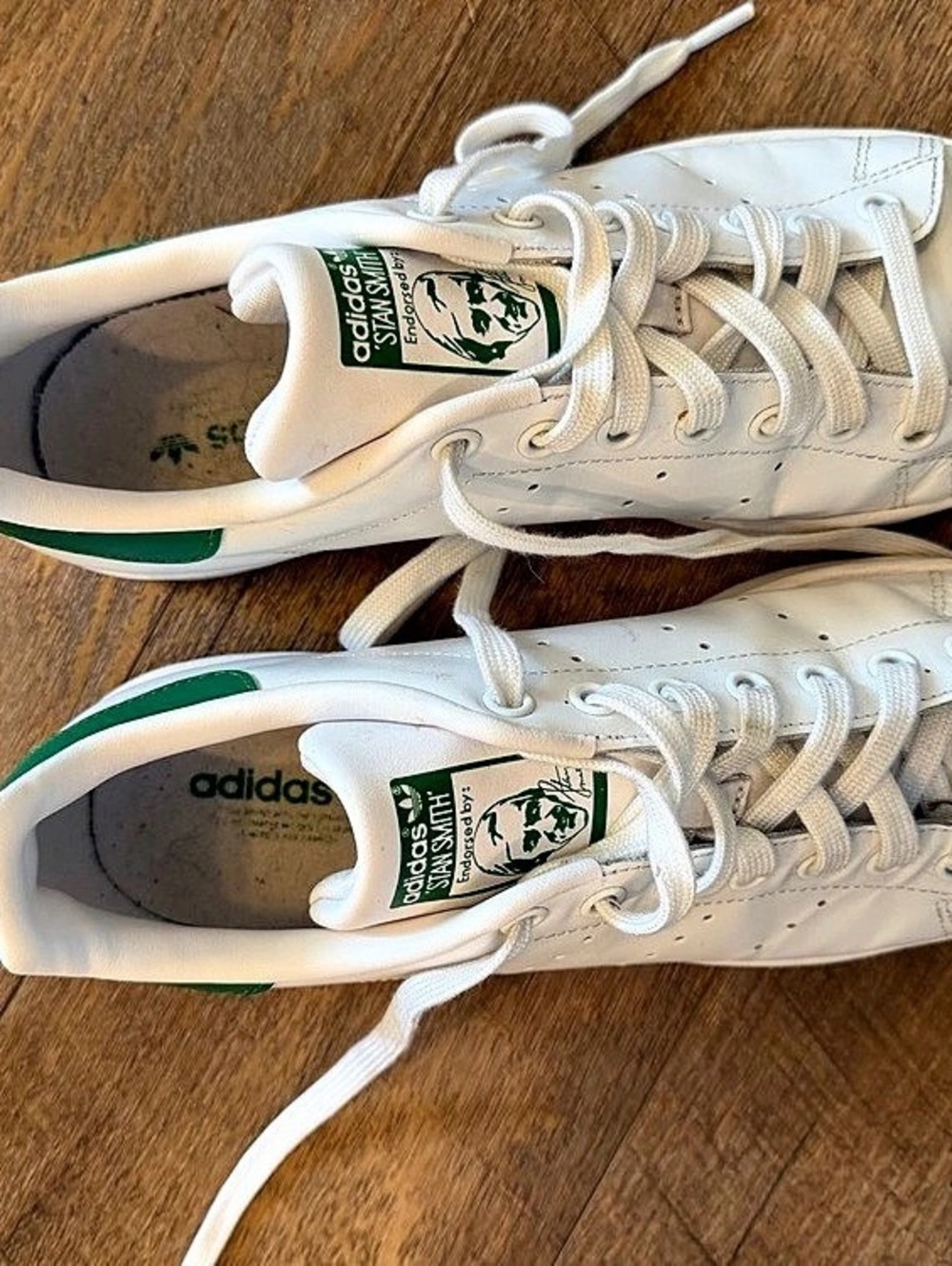 adidas Stan Smith White & Green Sneakers